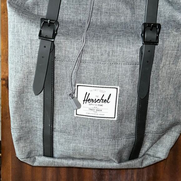 Casual Daypacks Retreat Backpack Raven Crosshatch Ethiopia  New Herschel Retreat Backpack Raven Classic 19.5L Crosshatch Black Rubber